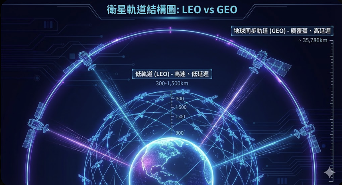 LEO 與 GEO 比較